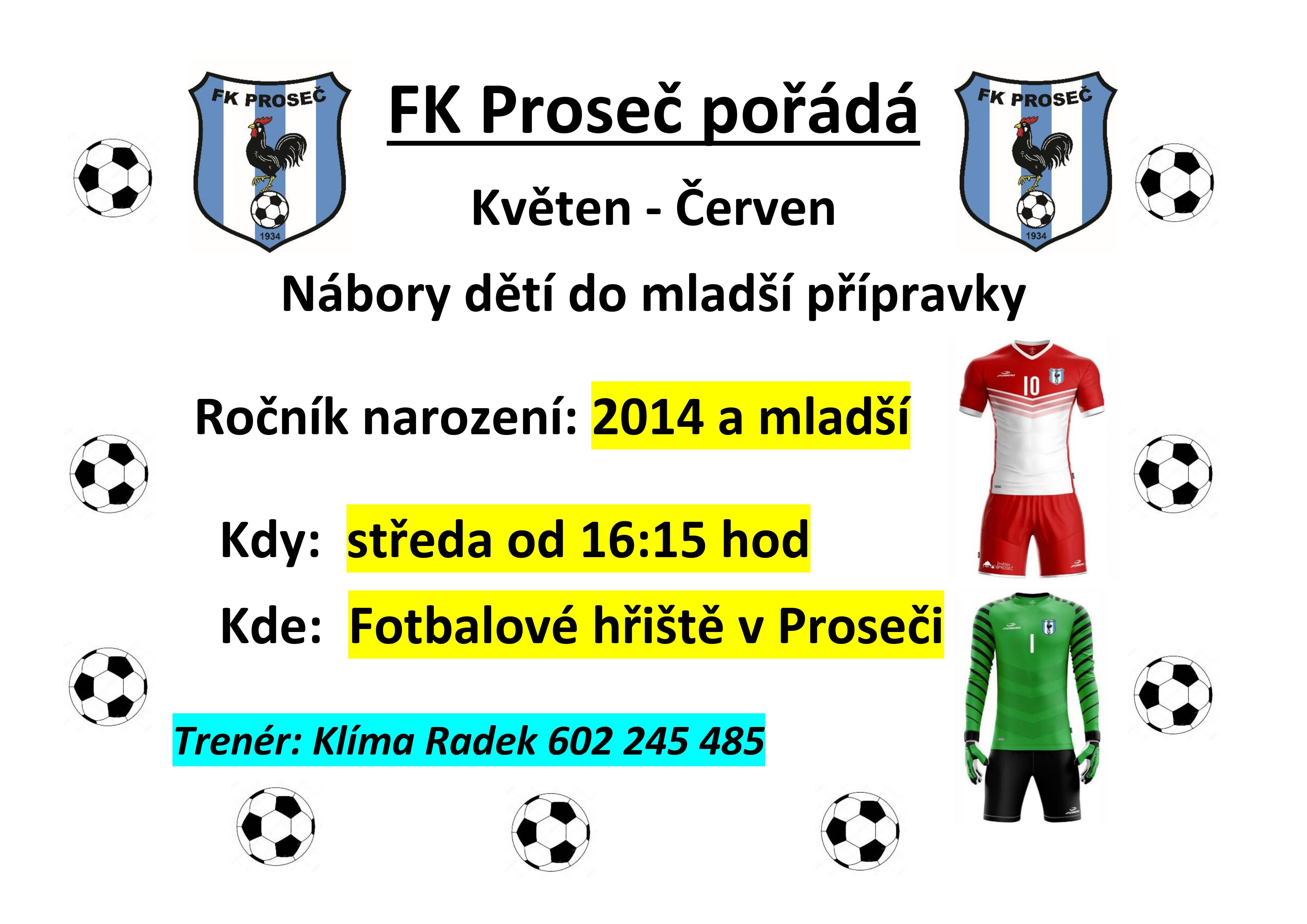 FK Prose nbor kvten erven mlad ppravka