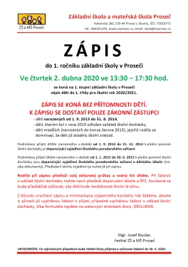 zapis 2020 m